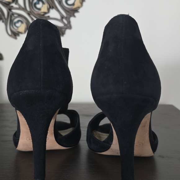 Coach Black Suede Heels - Picture 2 of 12